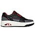 UNO COURT - LOW-POST, BLACK/RED Footwear Lateral View