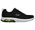 GO WALK AIR - NITRO, BLACK/LIME Footwear Right View