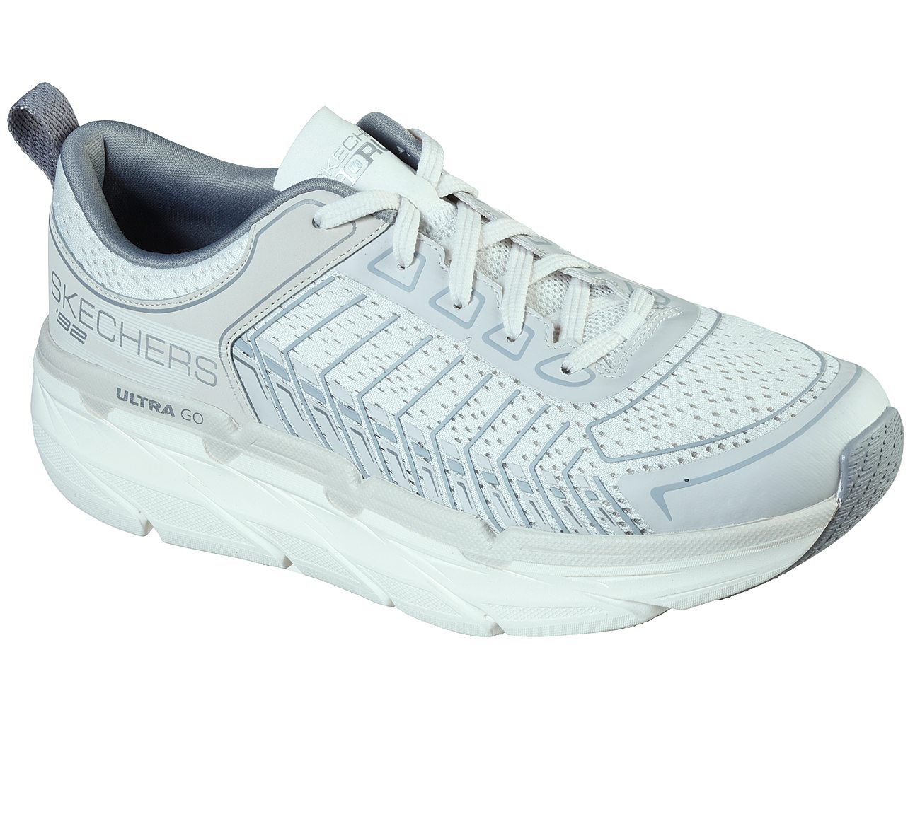 MAX CUSHIONING PREMIER-ENDEAV, WHITE/GREY Footwear Right View