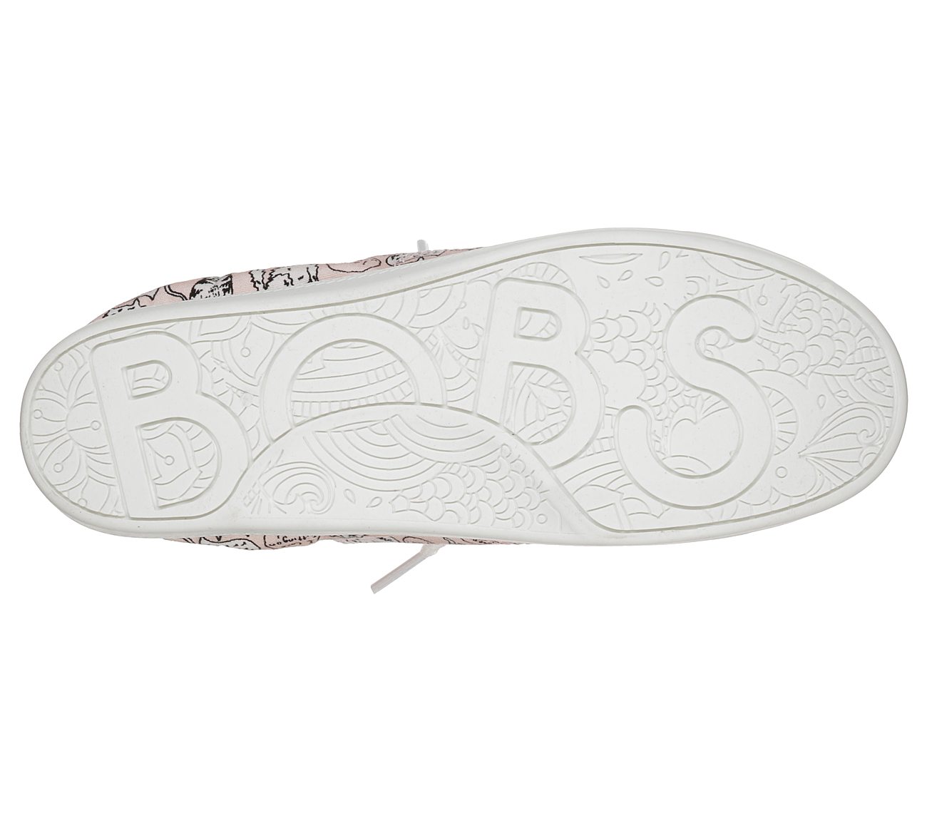 BEACH BINGO - COFFEE WALK, LLLIGHT PINK Footwear Bottom View