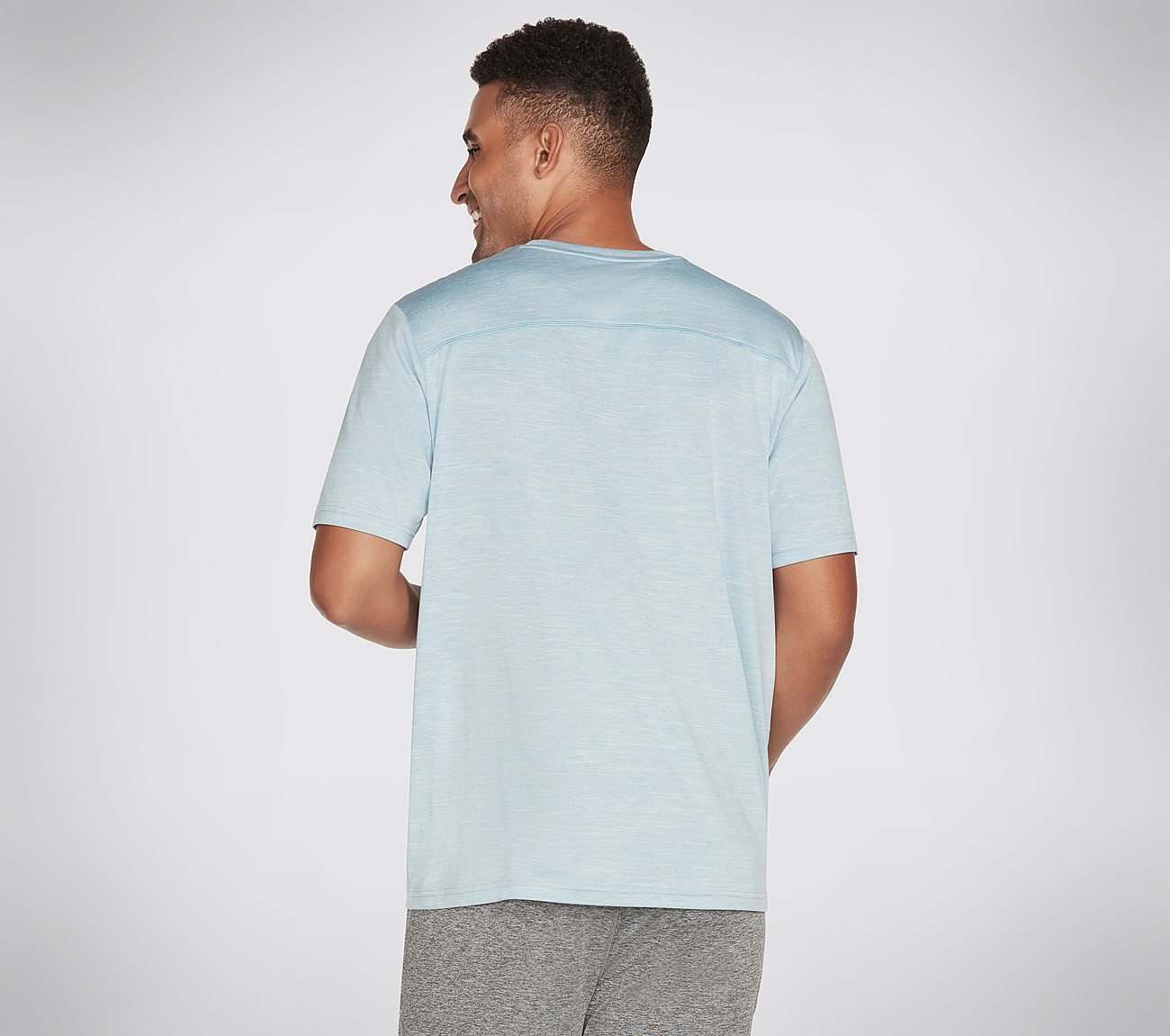  ON THE ROAD T-SHIRT, LLIGHT BLUE
