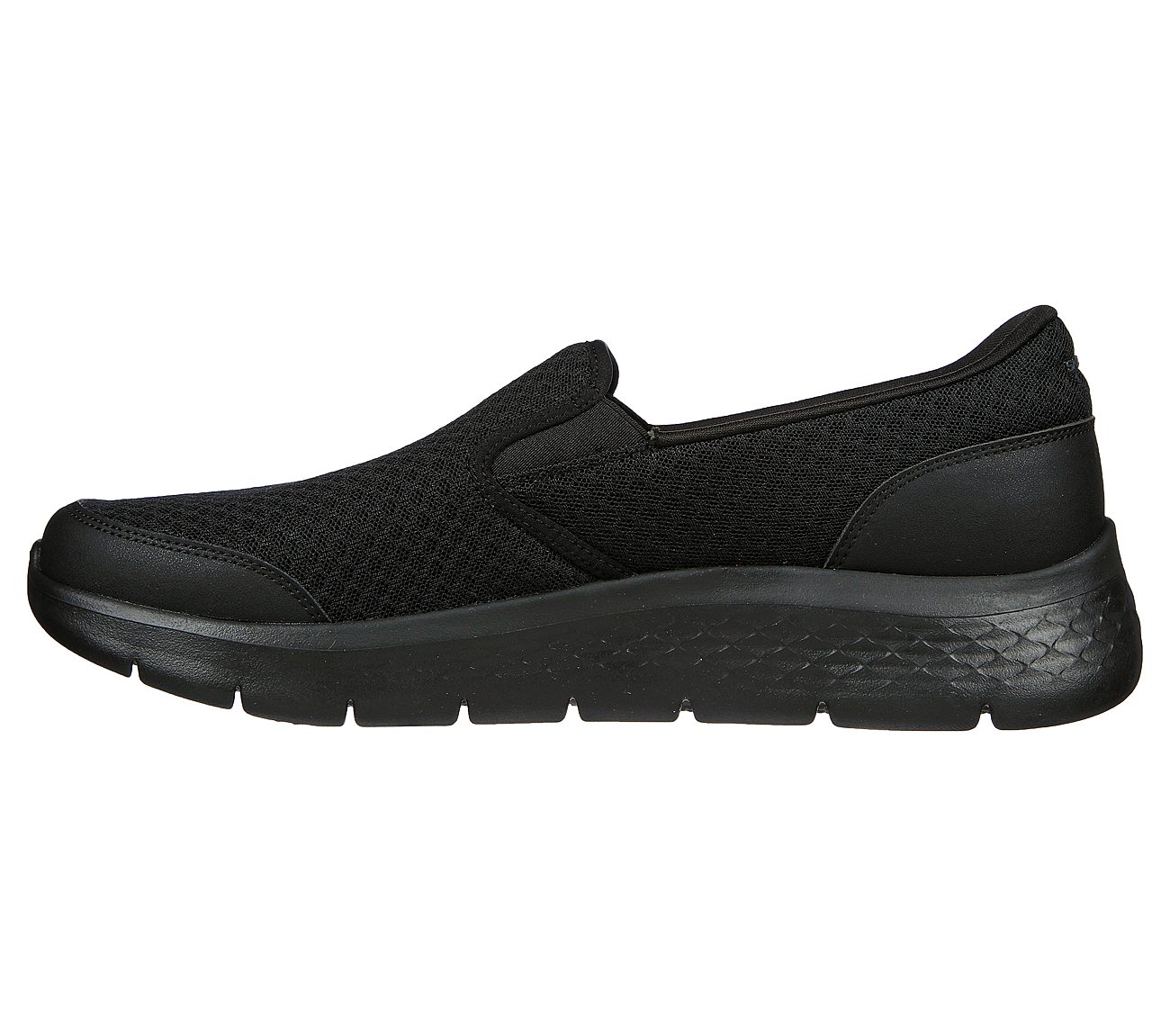 GO WALK FLEX - REQUEST, BBLACK Footwear Left View