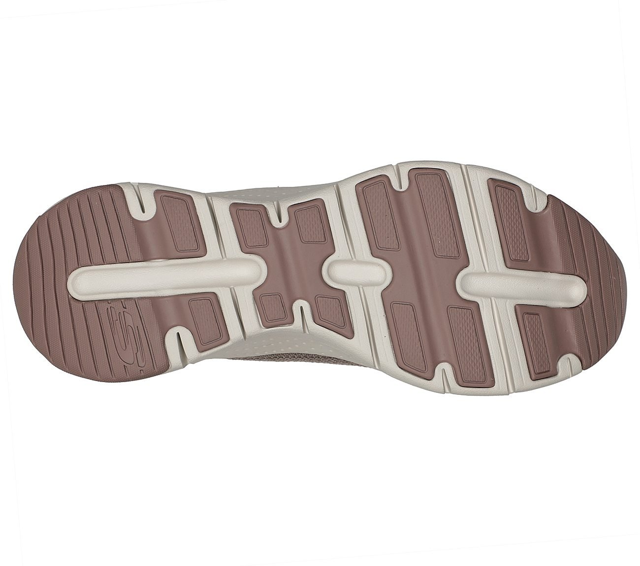 ARCH FIT - COMFY WAVE, DARK TAUPE Footwear Bottom View