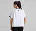 MUMBAI INDIANS V- NECK OVERSIZED TEE, WHITE