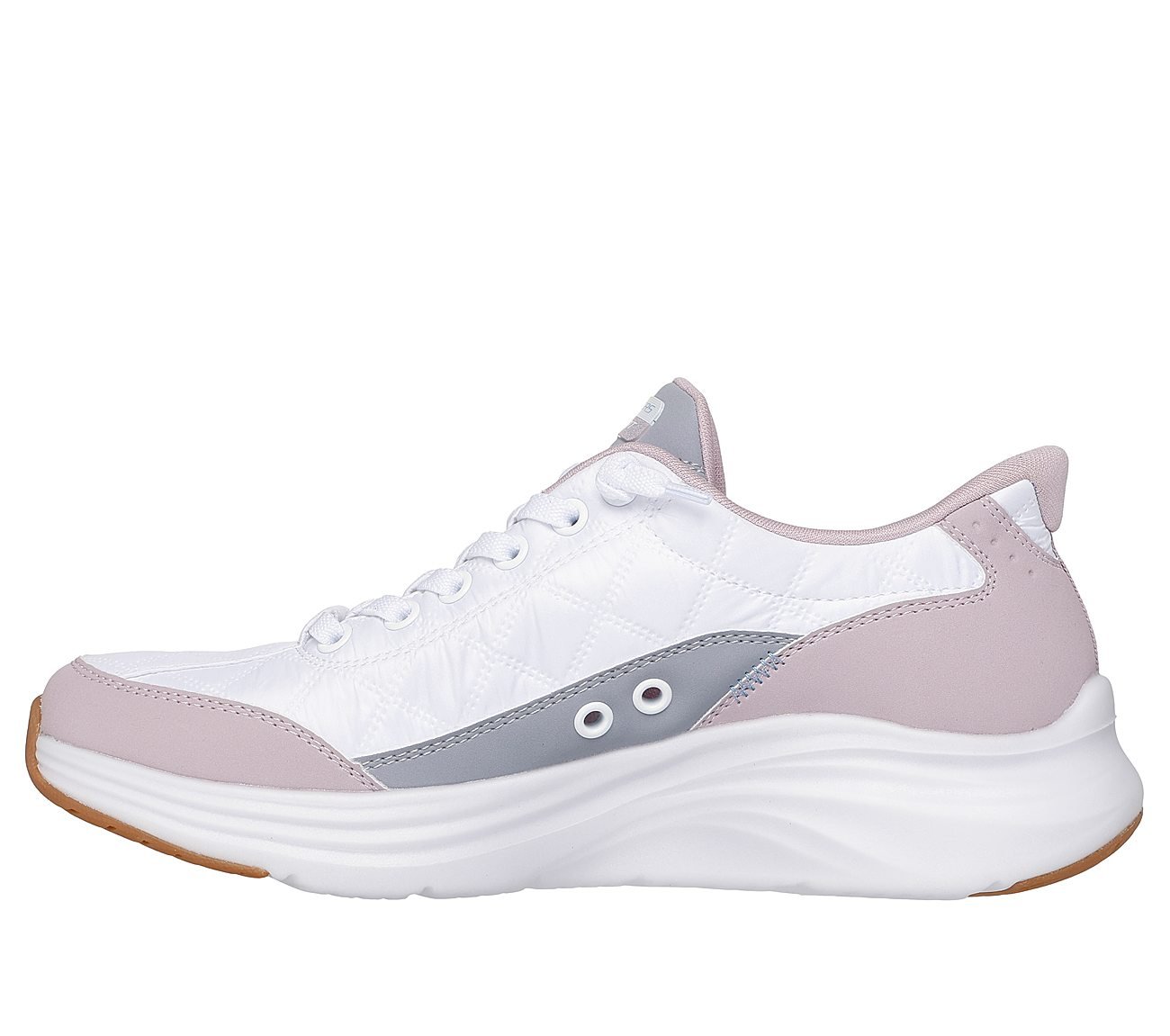 CONTOUR FOAM, WHITE/LAVENDER Footwear Left View
