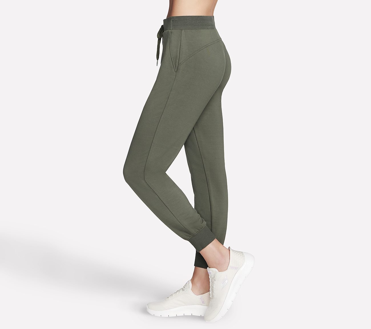 SKECHLUXE RENEW JOGGER, OLIVE/BLACK
