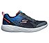 GO RUN 600 - HENDOX, BLACK/CHARCOAL/BLUE Footwear Right View