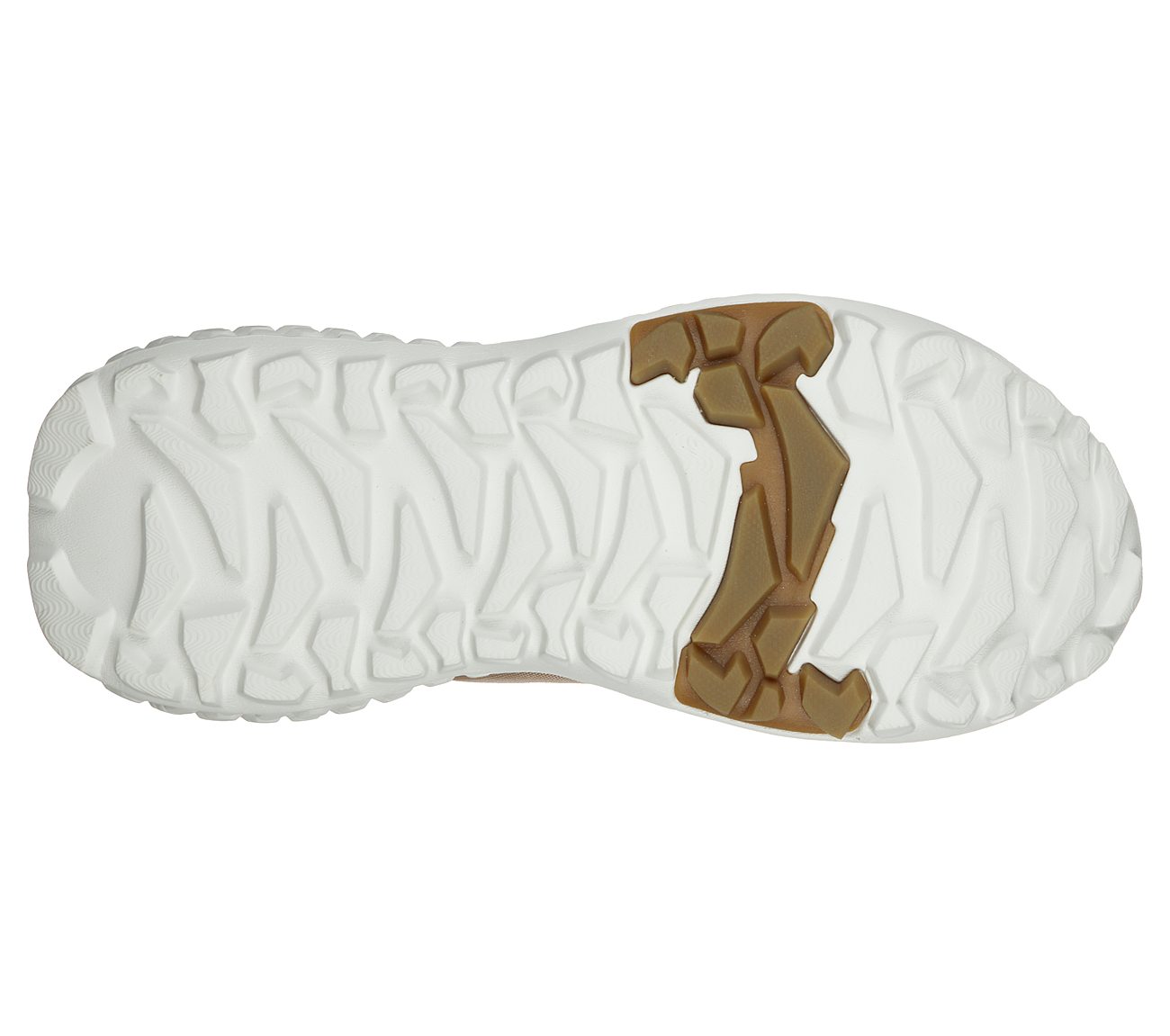 SKECHERS MONSTER, TAUPE/NATURAL Footwear Bottom View