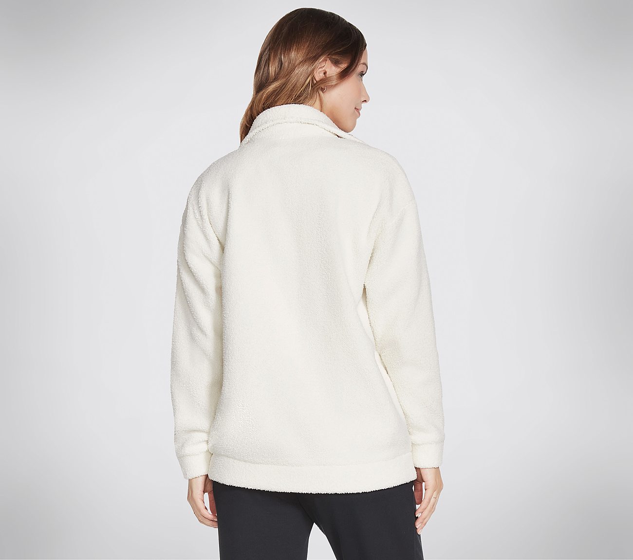DOWNTIME JACKET, OFF WHITE Apparels Top View