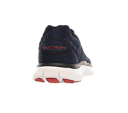 FLEX ADVANTAGE- COVERT ACTION, NAVY/RED Footwear Top View
