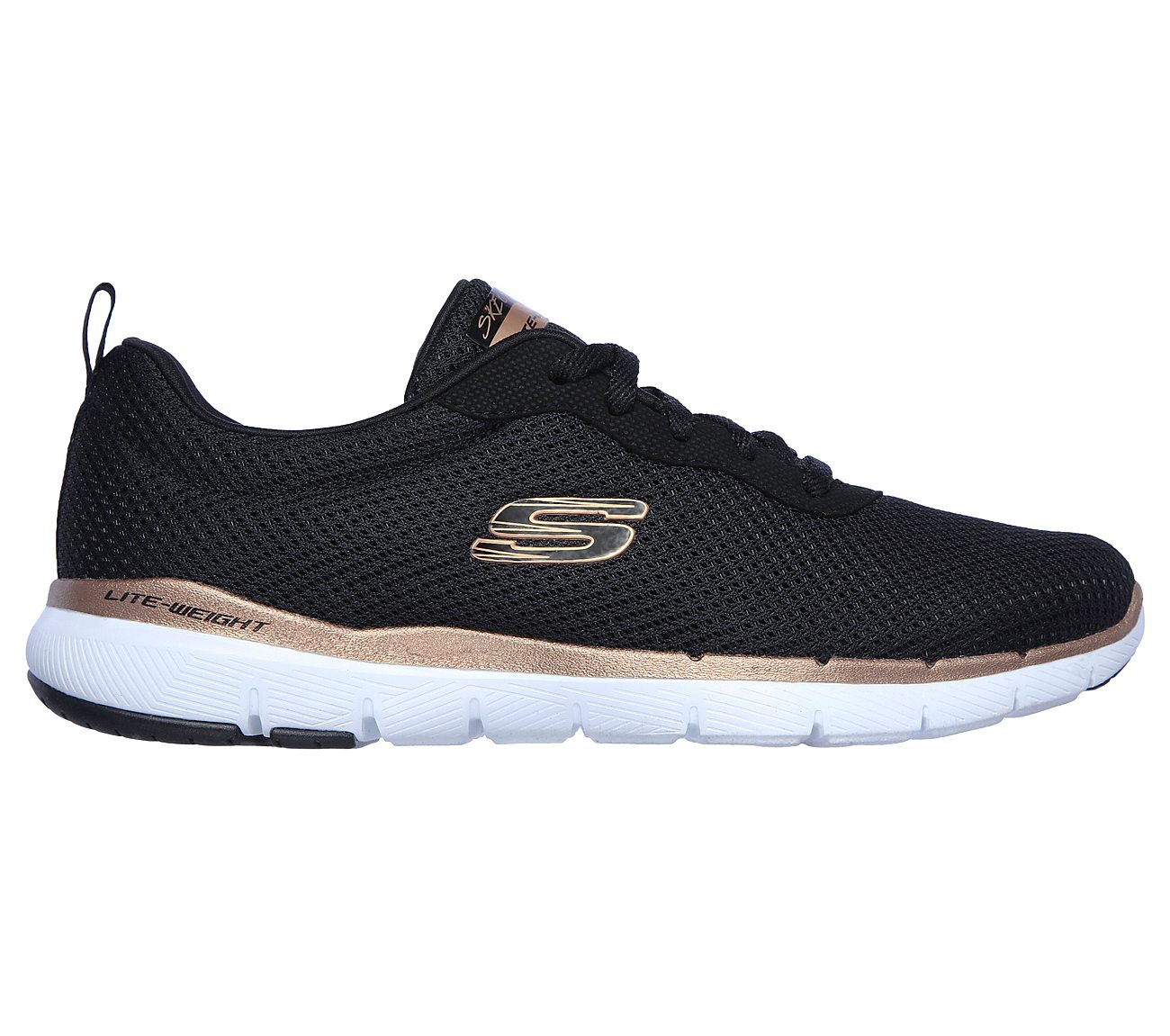 FLEX APPEAL 3.0-FIRST INSIGHT, BLACK/ROSE GOLD Footwear Right View
