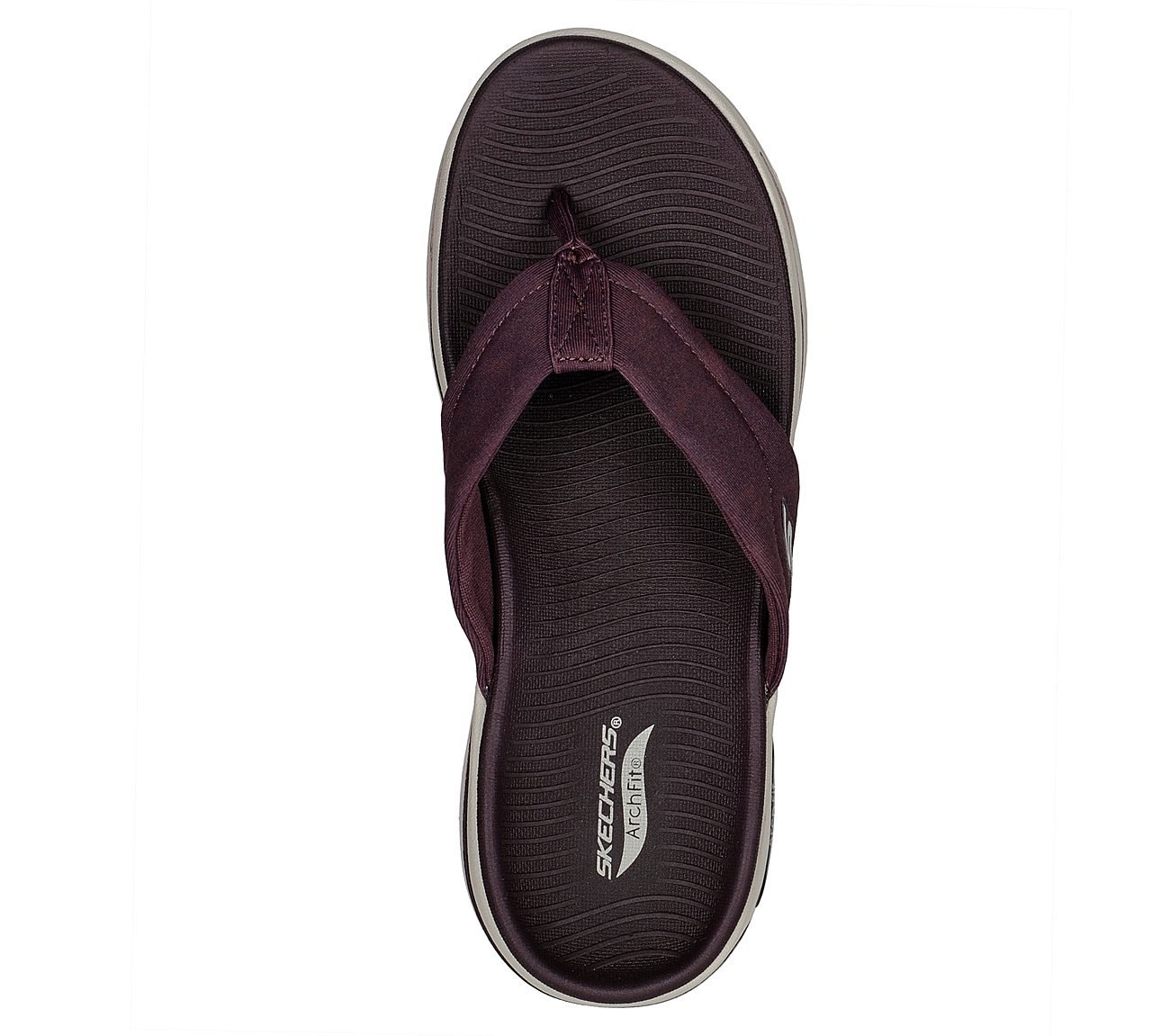 SKECHERS GO WALK ARCH FIT - ASTOUND, BBURGUNDY Footwear Top View