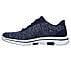 GO WALK 5-TRUE, NAVY/WHITE Footwear Left View