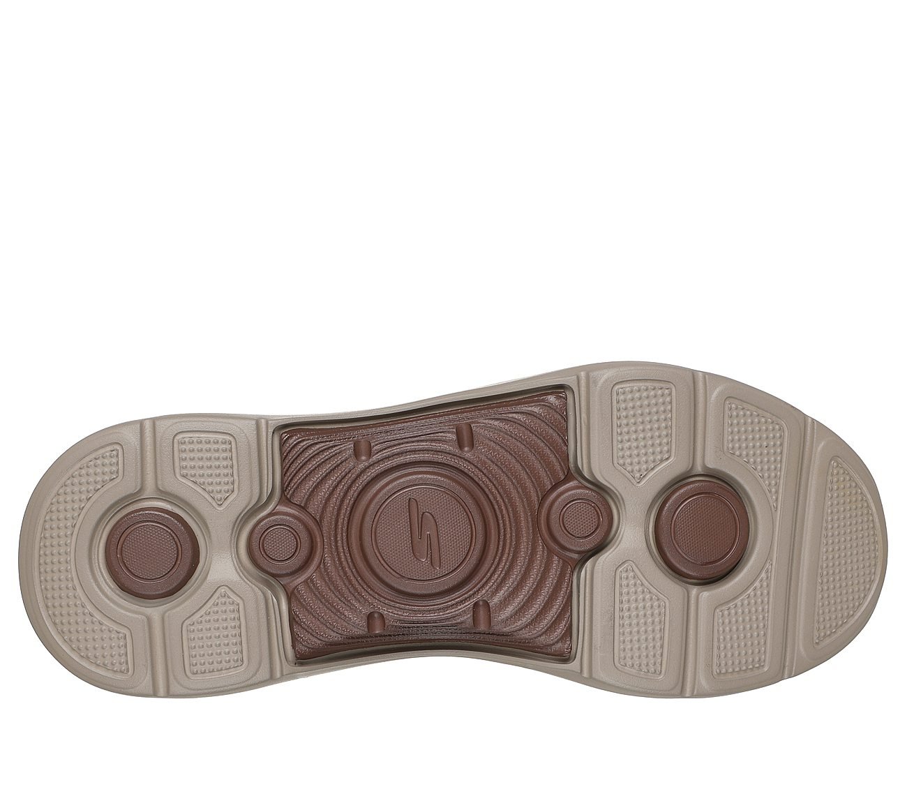GO WALK ARCH FIT 2.0 - QUEST, BROWN Footwear Bottom View