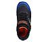 FLEX-GLOW BOLT, BLACK/BLUE Footwear Top View