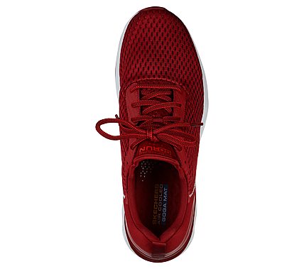 GO RUN FURY - AEGEAN, BBURGUNDY Footwear Top View