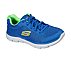 SUMMITS-LOWIX, BLUE/LIME Footwear Lateral View