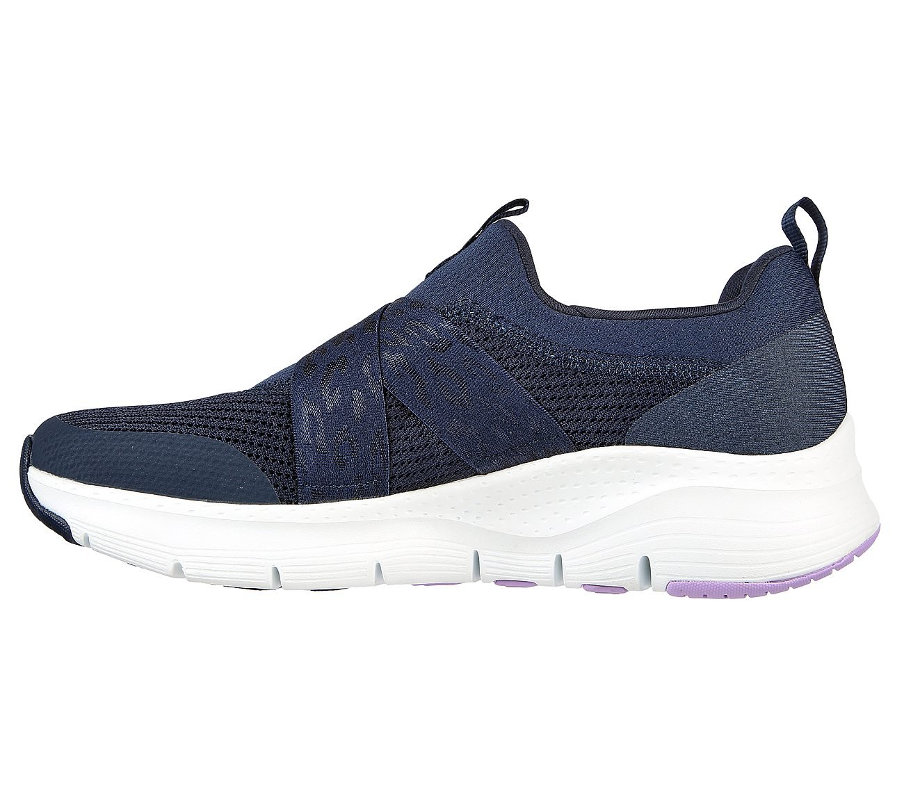 ARCH FIT-MODERN RHYTHM, NAVY/LAVENDER Footwear Left View