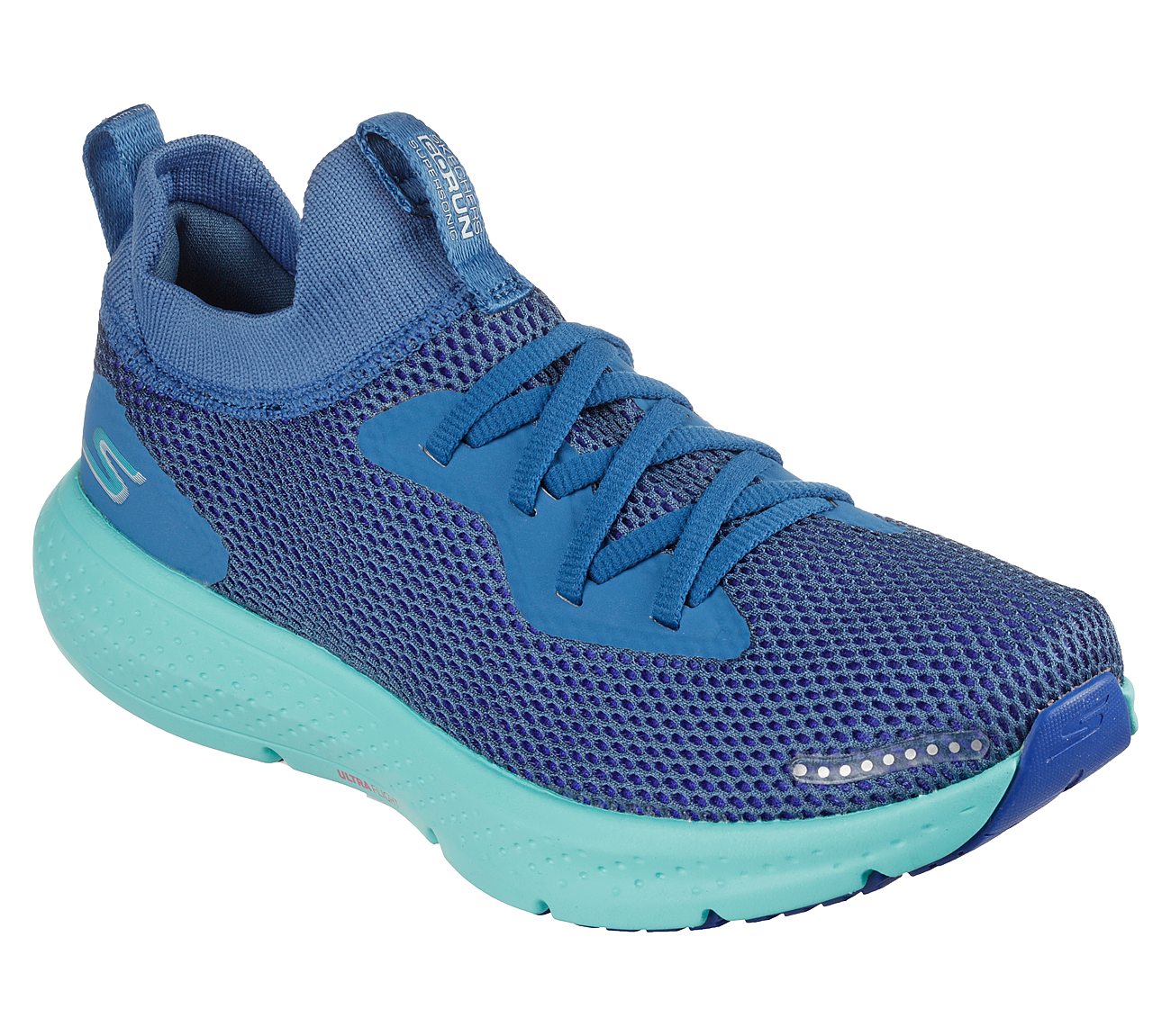 GO RUN SUPERSONIC - APEX, BLUE Footwear Right View