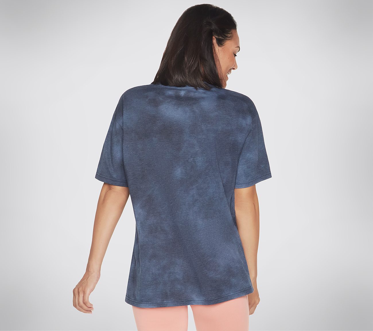 SKECHDYE DIAMOND T-SHIRT, NNNAVY Apparels Top View
