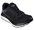 GO RUN PERSISTENCE, BLACK/WHITE Footwear Right View