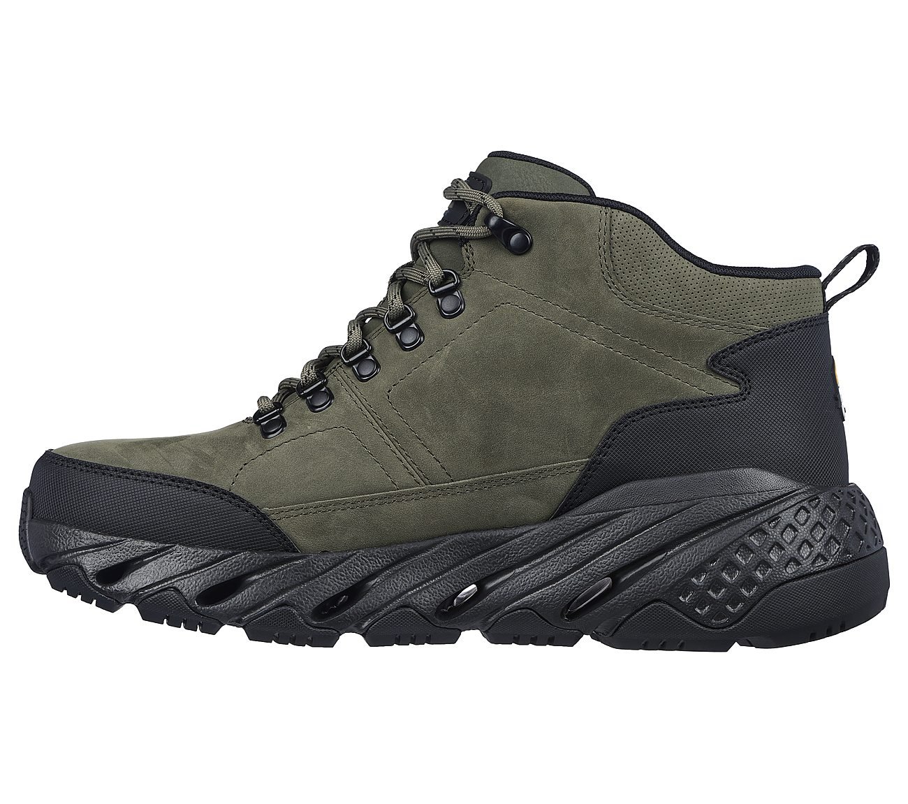 GLIDE-STEP TRAIL, OLIVE/BLACK Footwear Left View