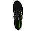 GO RUN 7 -, BLACK/WHITE Footwear Top View