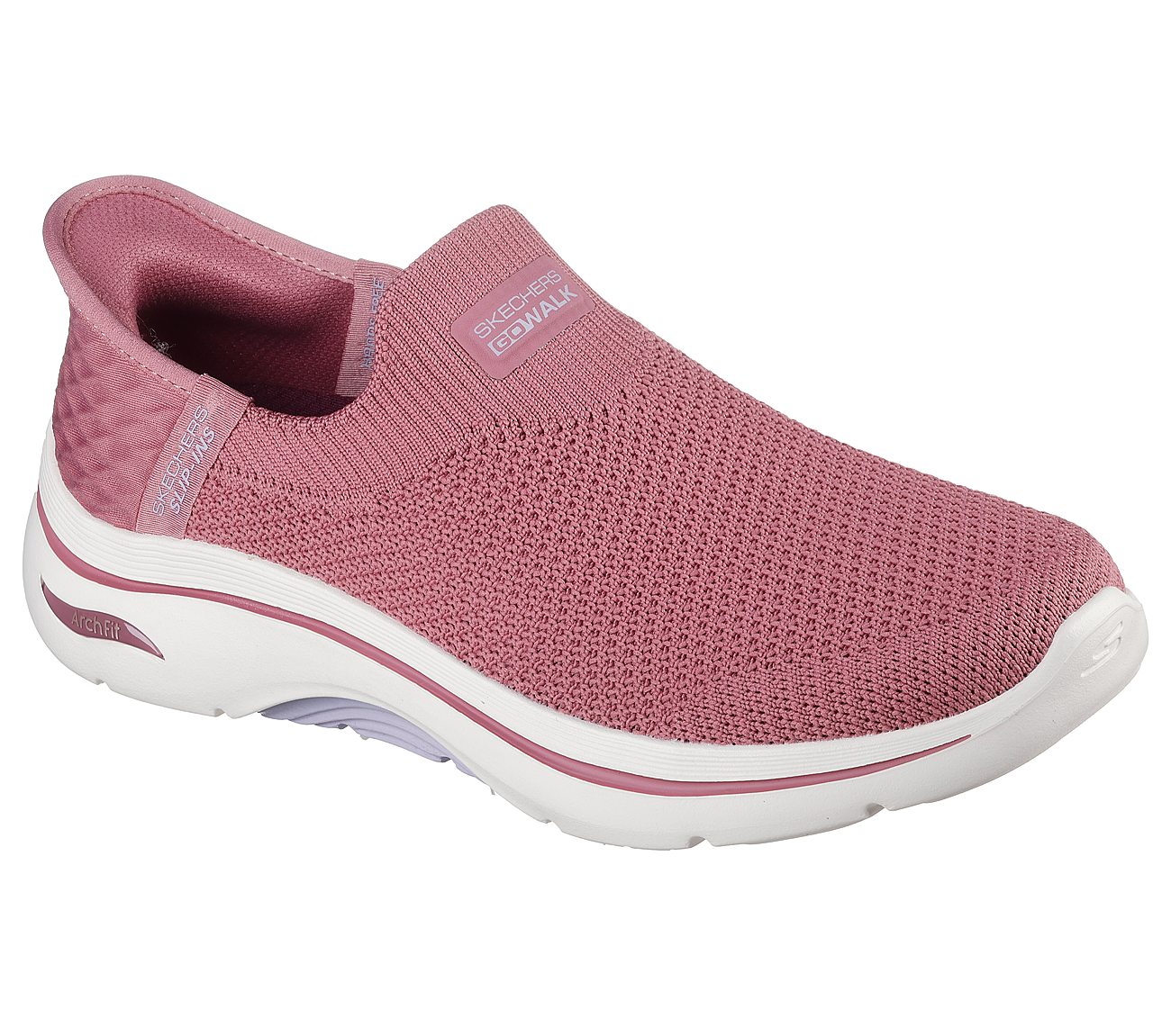 GO WALK ARCH FIT 2.0 - VAL, DARK ROSE Footwear Top View