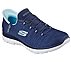SUMMITS-EVERYDAY SET, NAVY/AQUA Footwear Top View