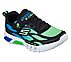 FLEX-GLOW - DEZLOM, BLACK/BLUE/LIME Footwear Lateral View