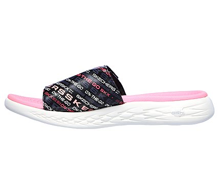 ON-THE-GO 600 - FAST LANE, BLACK/PINK Footwear Left View
