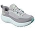 GO RUN SUPERSONIC MAX, LIGHT GRAY/TURQUOISE Footwear Right View