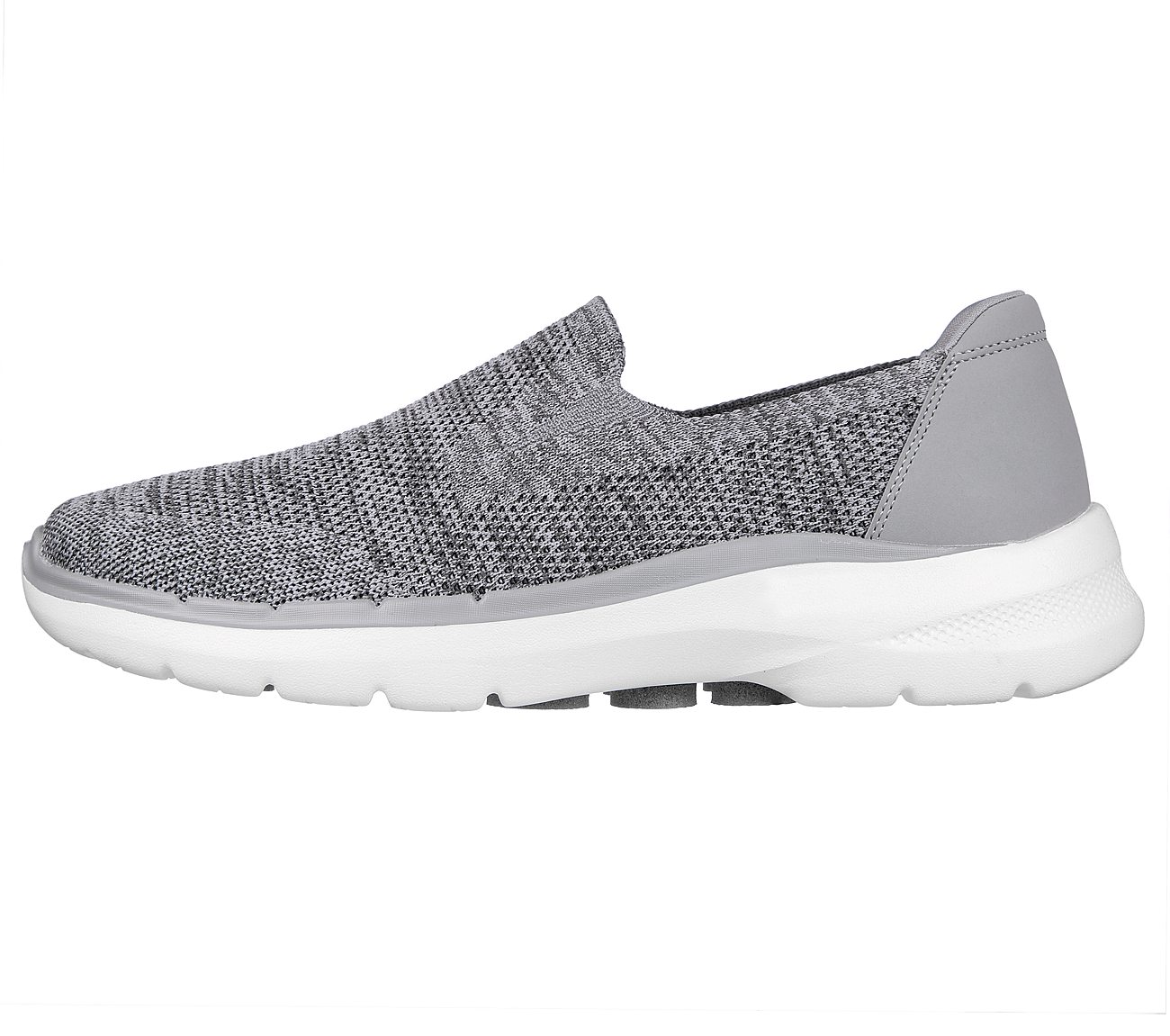 Skechers Grey Go Walk 6 Expanse- Mens Slip On Shoes - Style ID: 216271 ...