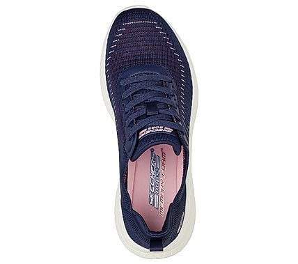 BOBS SQUAD CHAOS-RENEGADE PAR, NAVY/MULTI Footwear Top View