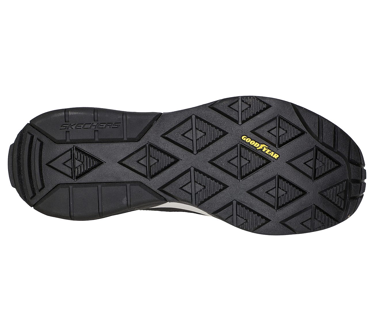 SKECH-AIR EXTREME V2, BLACK/LIME Footwear Bottom View