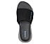 MAX CUSHIONING SANDAL, BLACK/BLUE Footwear Top View