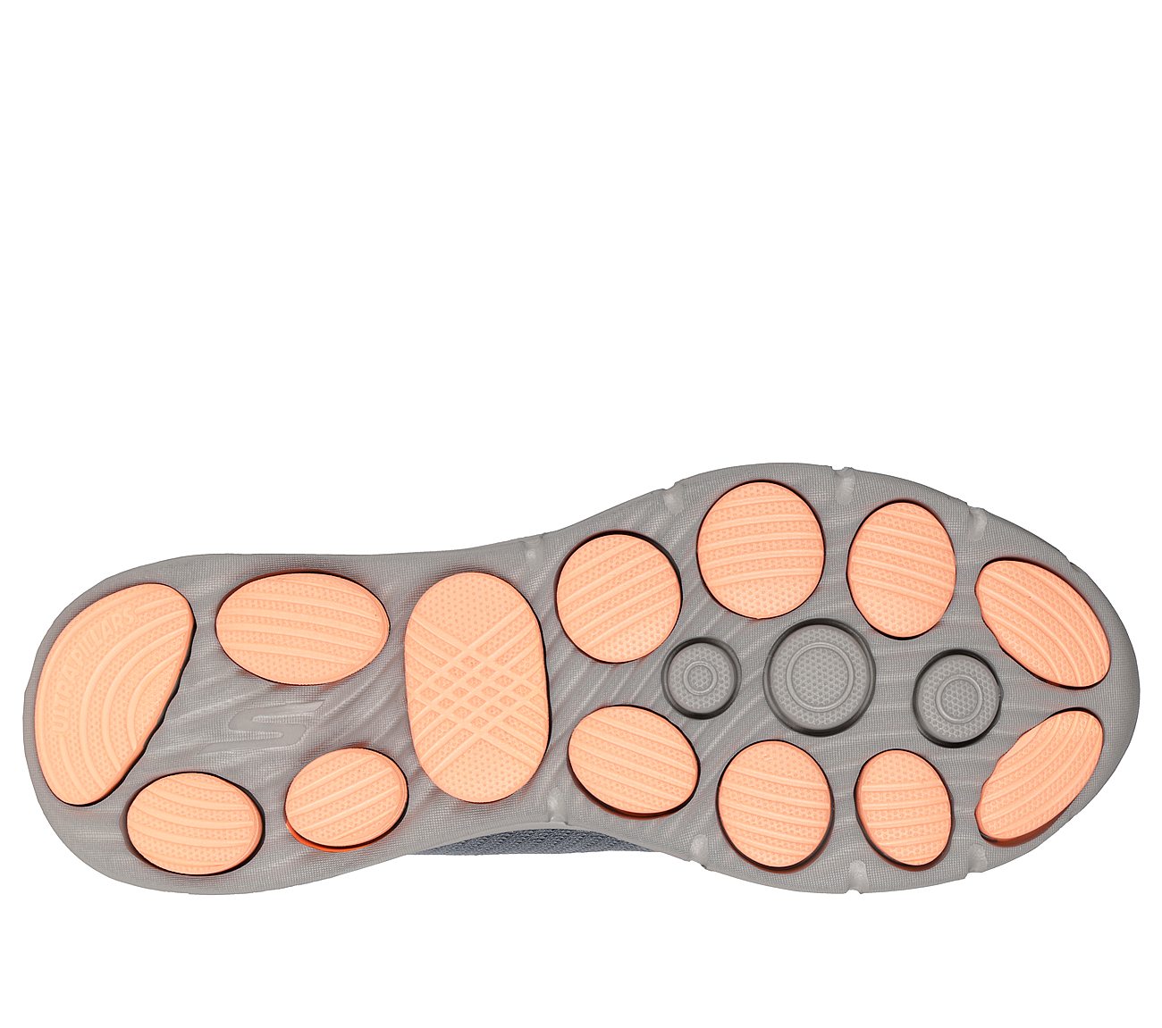 GO WALK 8 - PATE, SLATE Footwear Bottom View