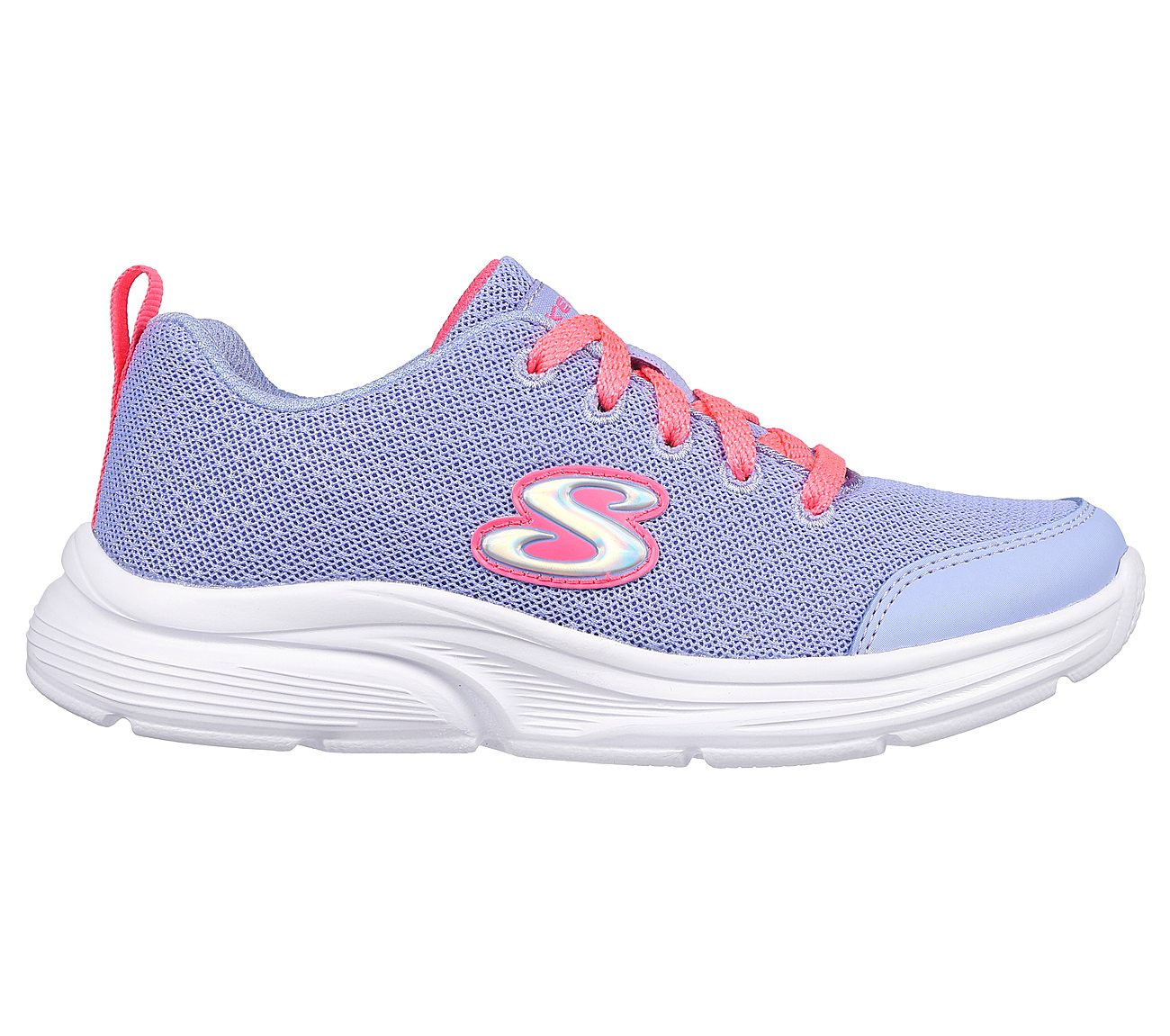 WAVY LITES - BLISSFUL WISH, PERIWINKLE Footwear Lateral View