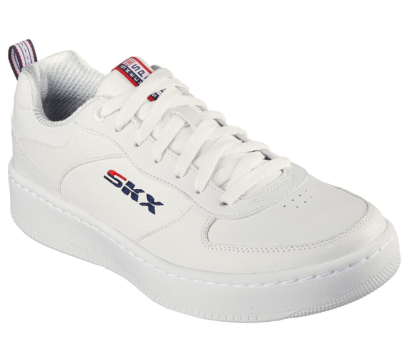 SPORT COURT 92, WHITE/NAVY/RED Footwear Right View