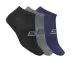 3PK MENS MICROFIBER NON TERRY, GREY/BLUE Accessories Lateral View