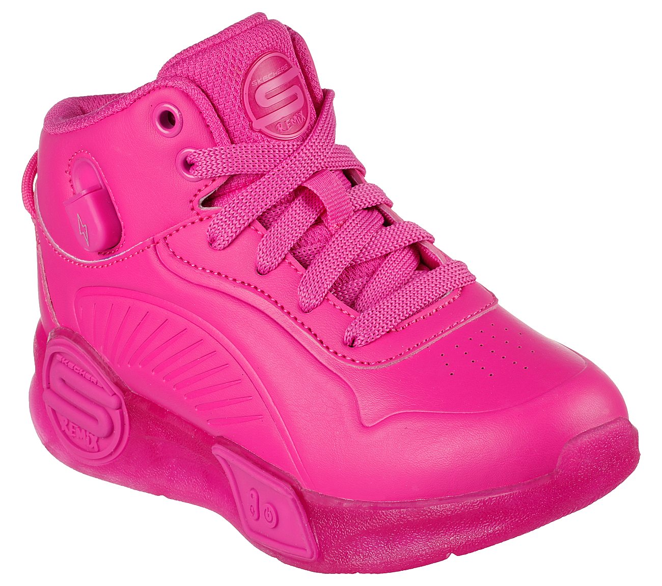 S-LIGHTS REMIX, HHOT PINK Footwear Right View