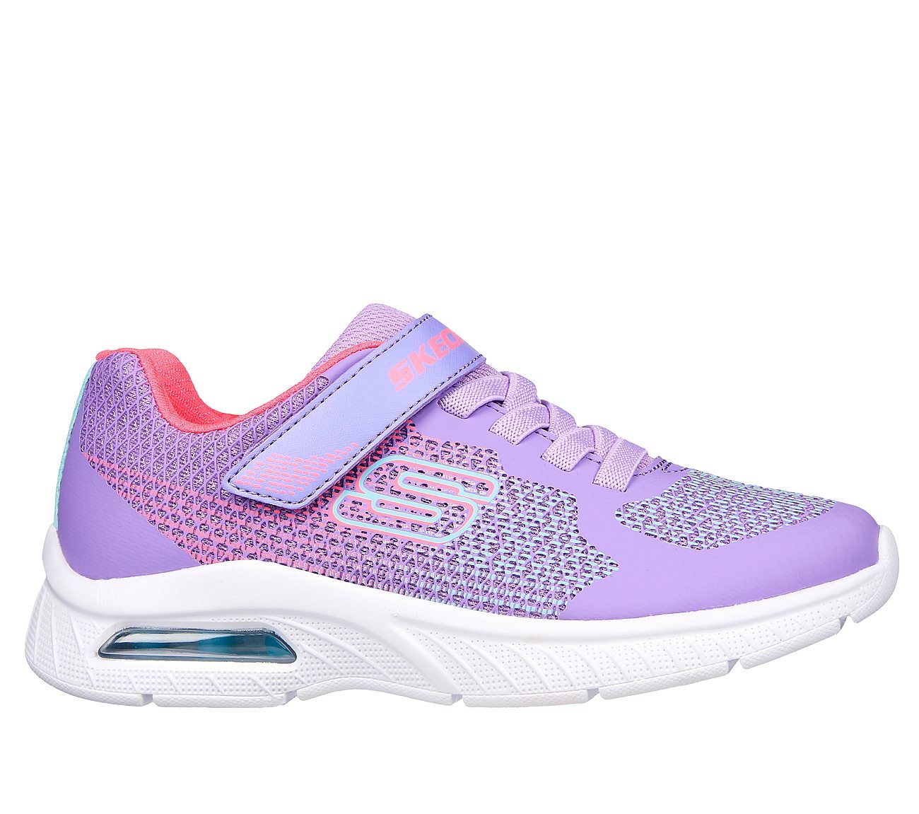 MICROSPEC MAX PLUS - OMBRE DA, LAVENDER/HOT PINK Footwear Lateral View