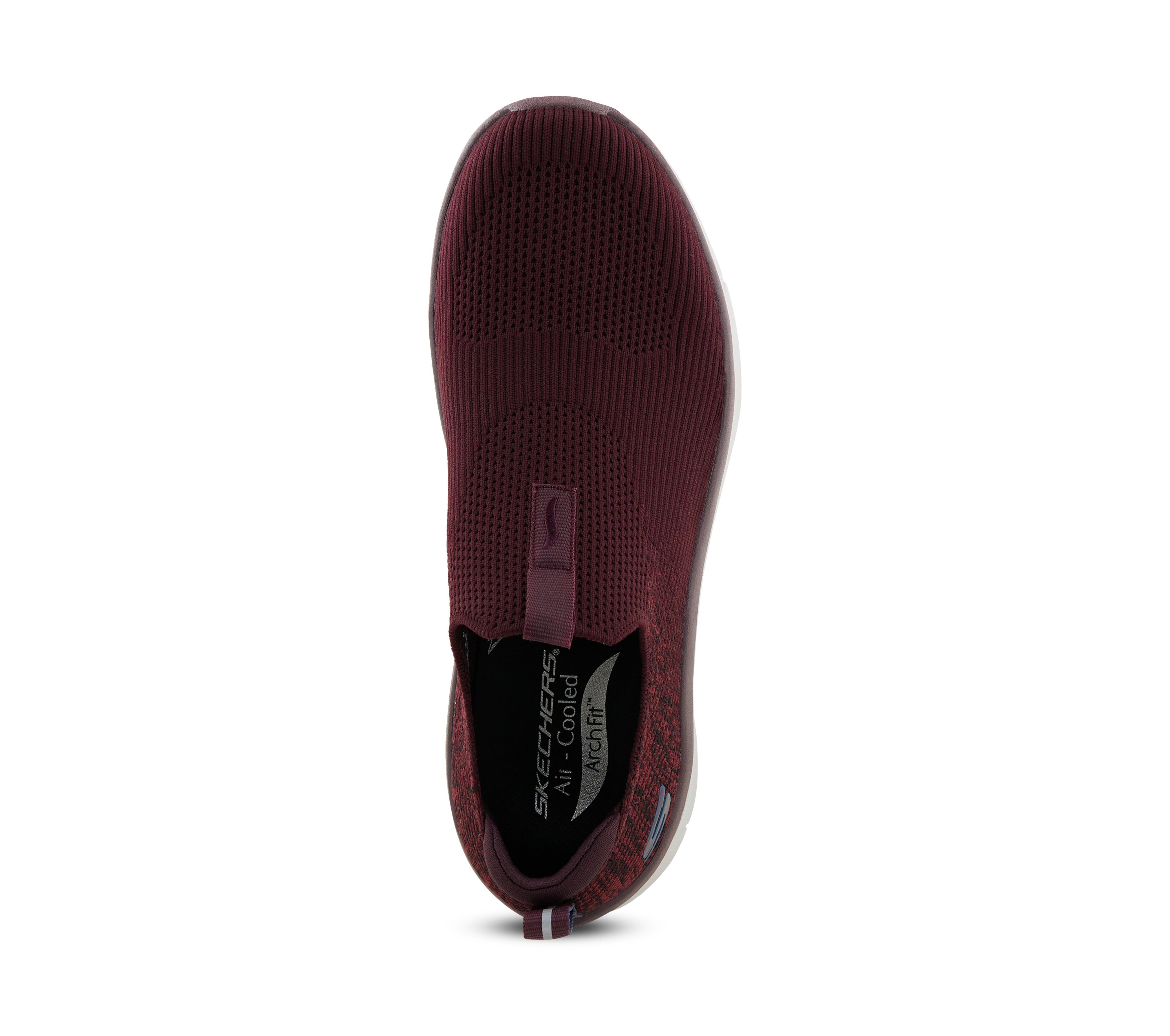 ARCH FIT D'LUX-KEY JOURNEY, BBURGUNDY Footwear Top View