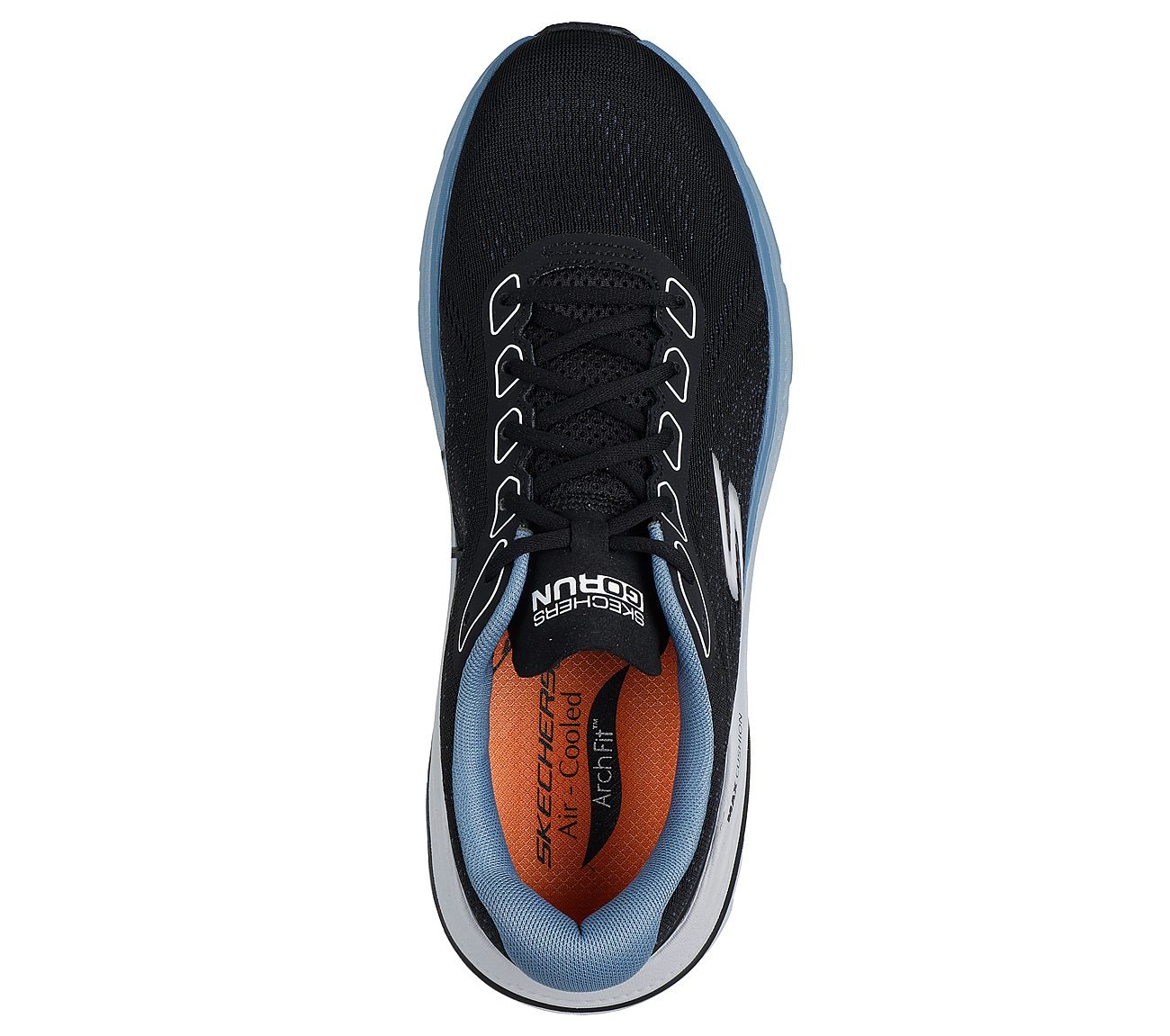 MAX CUSHIONING ARCH FIT 2, BBBBLACK Footwear Top View