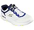 GO RUN 7, WHITE/NAVY Footwear Right View