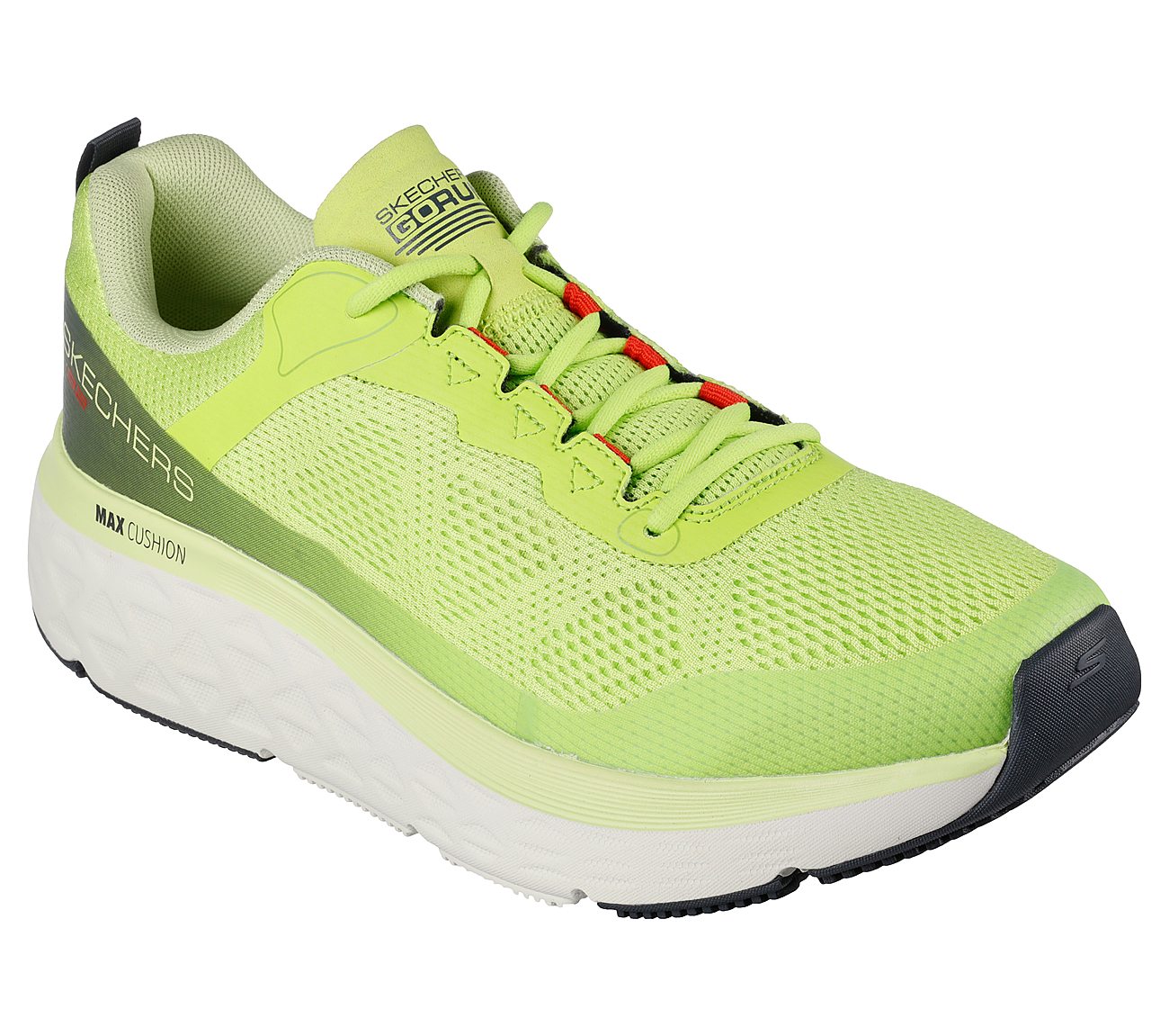 MAX CUSHIONING DELTA, LIME Footwear Right View