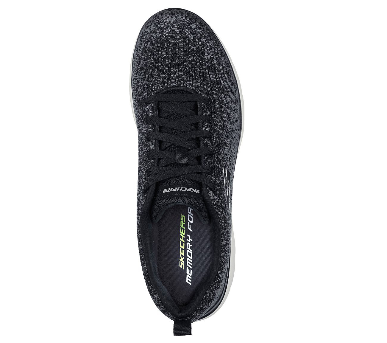 SUMMITS - WARRICK, BLACK/WHITE Footwear Top View