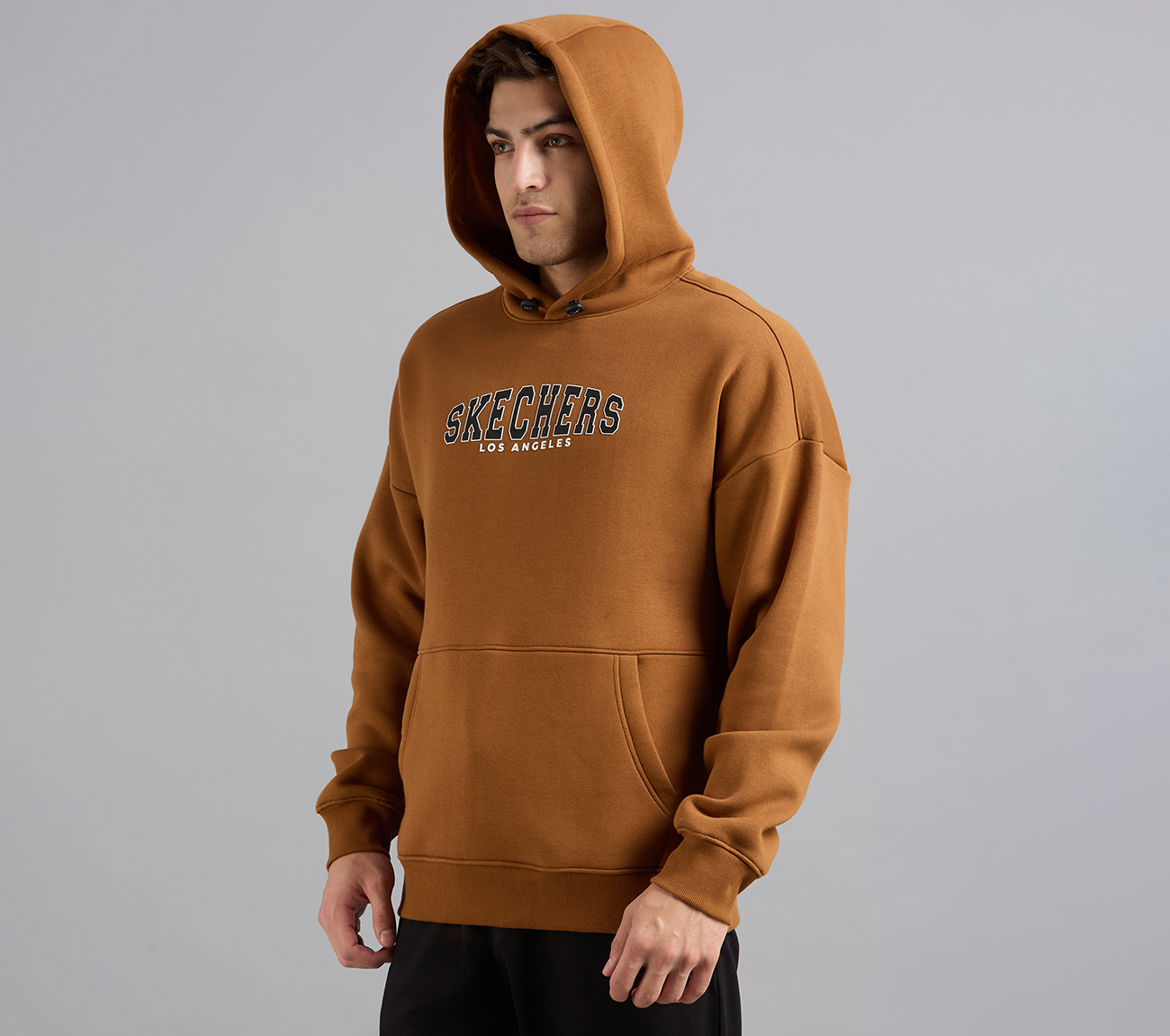 LOS ANGELES HONEYCOMB HOODIE,  Apparel Top View
