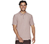 GODRI ALL DAY POLO, TAUPE/LAVENDER Apparels Lateral View