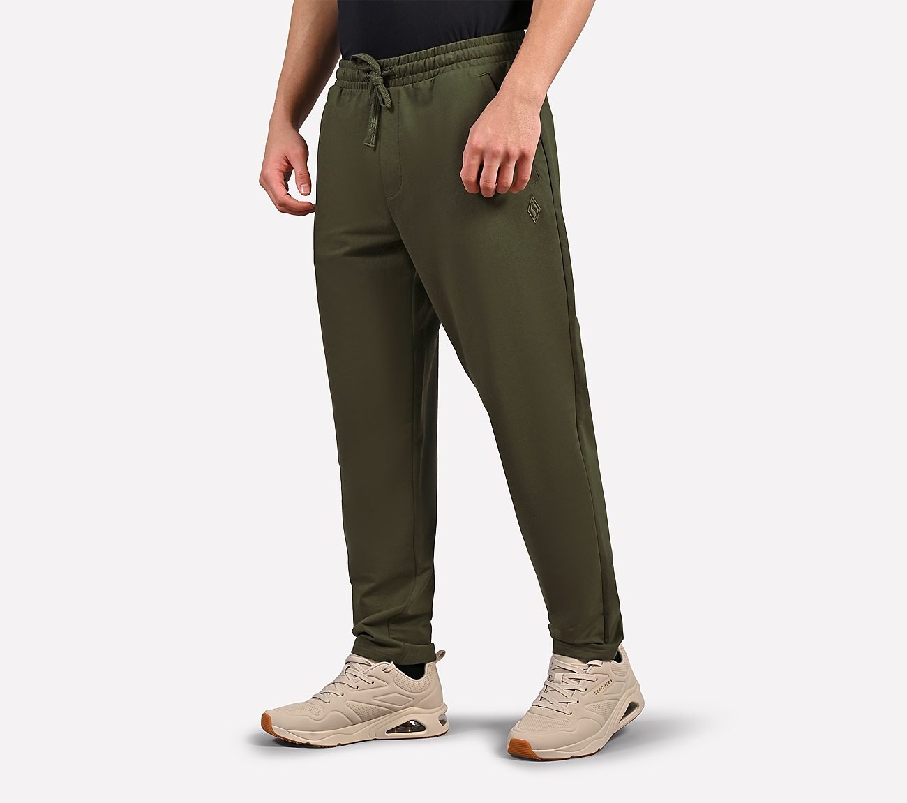 ACTIVE WOVEN PANT, BROWN OLIVE Apparel Top View